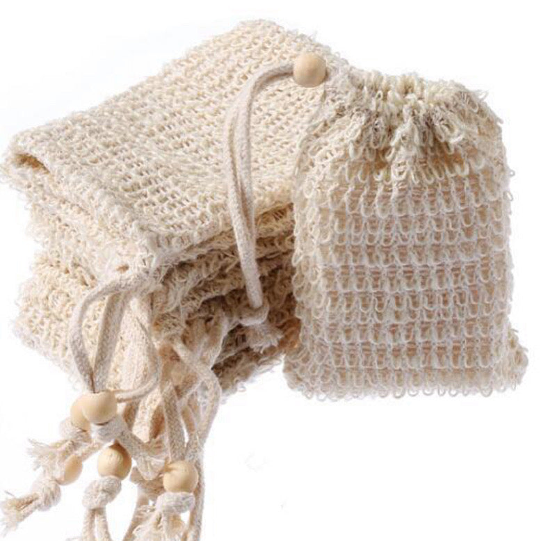 Jute deals soap bag